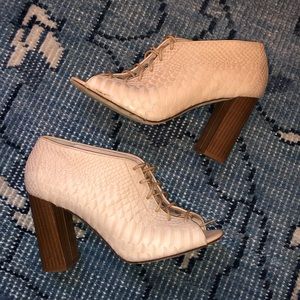 kate spade chunky lace-up heels